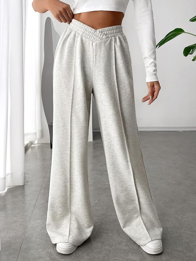 Meran - Elastic waistband Wide trouser legs
