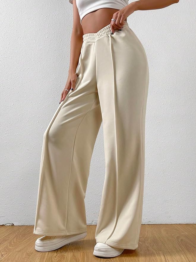 Meran - Elastic waistband Wide trouser legs