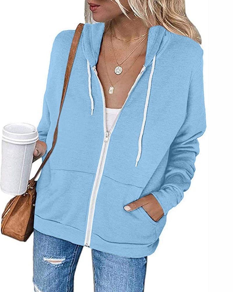 Women's hooded sweater