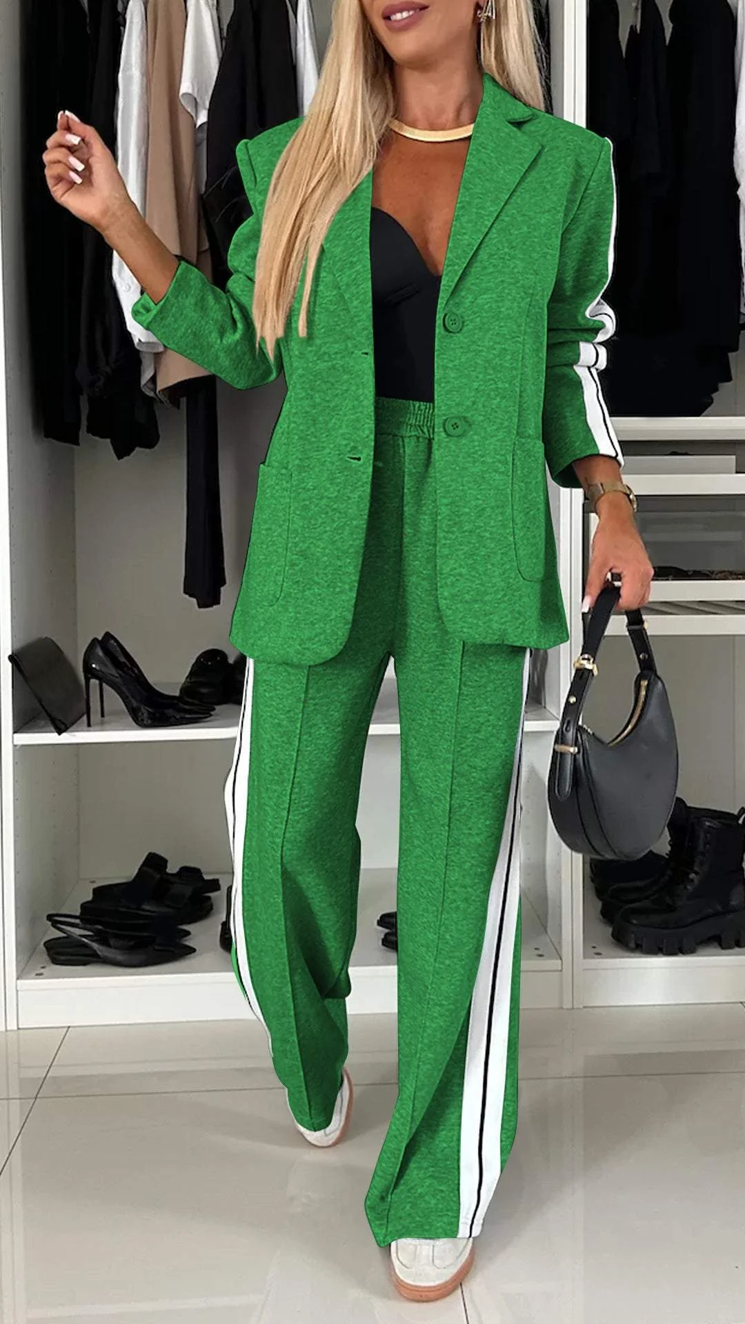 Women's long casual professional suit