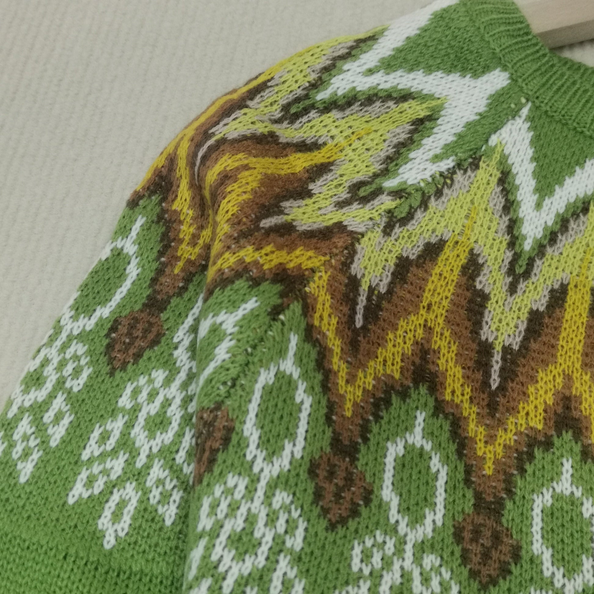 Cozy Knit Boho Pattern Sweater