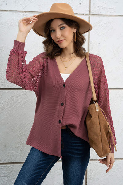 Samira - button up long sleeve cardigan