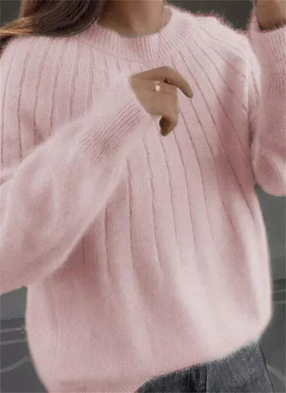 Women's soft sweaters in various colors