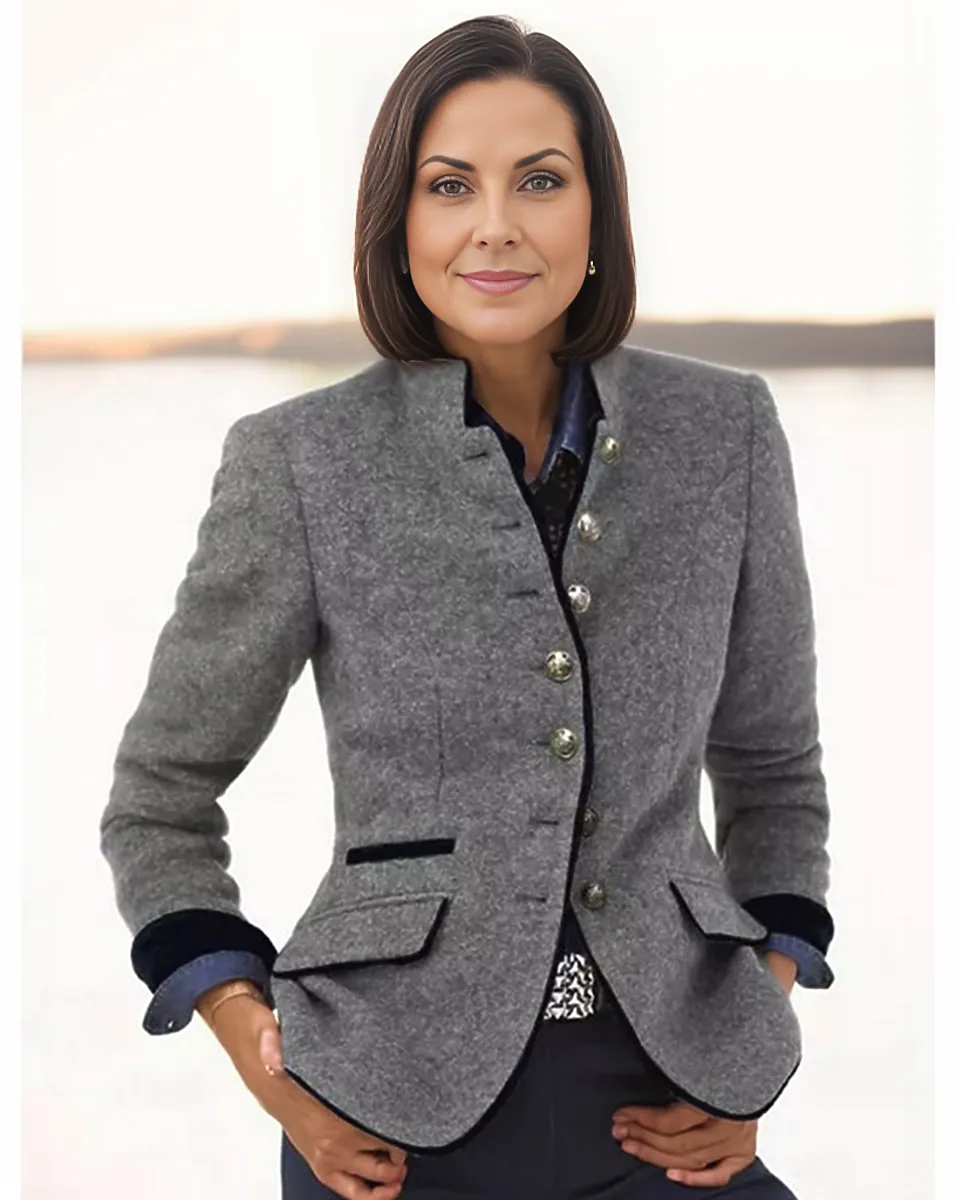 Versatile Stand Collar Coat