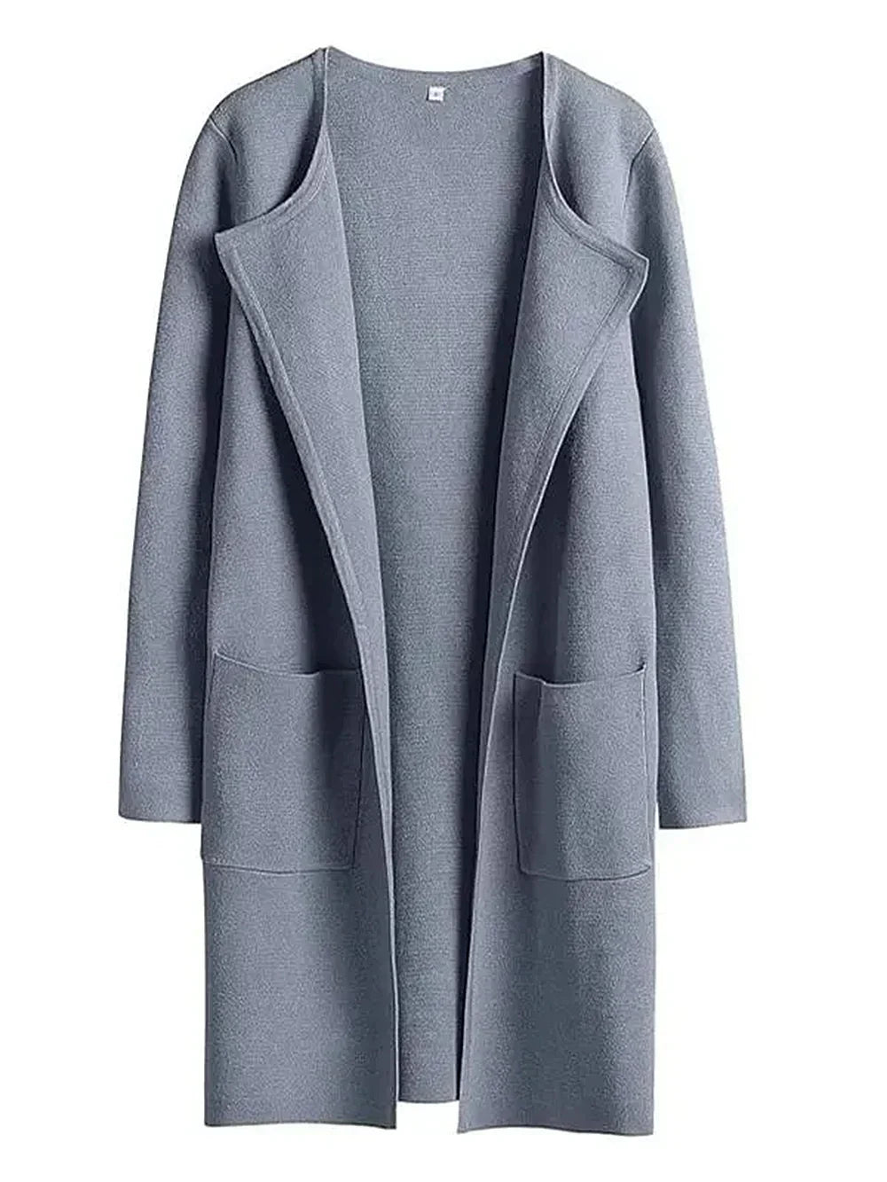 Women's versatile casual lapel midi coat