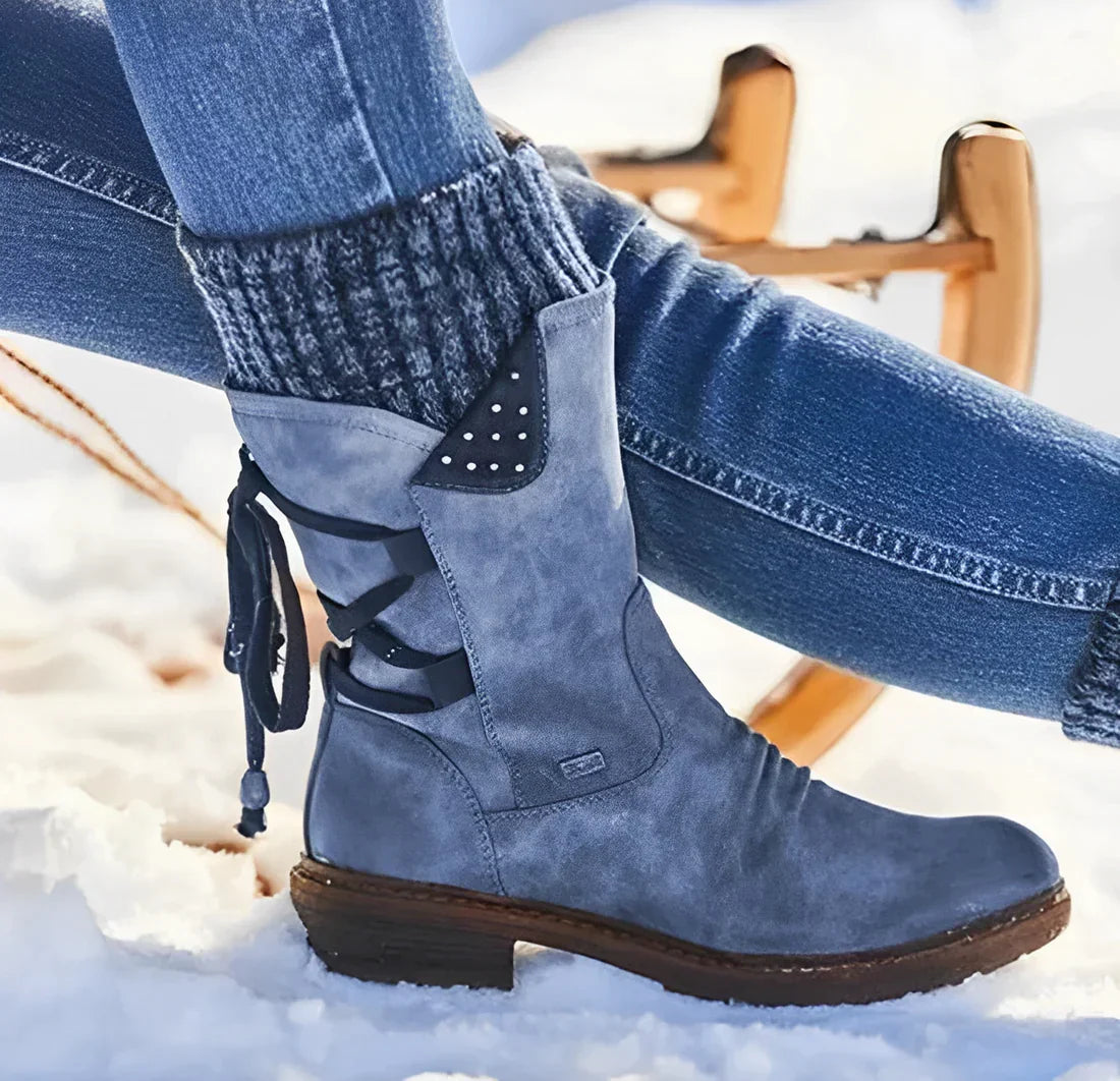 Women's large size short boots winter collection