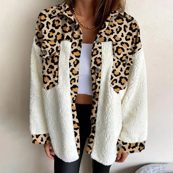 Women's plaid print jacket