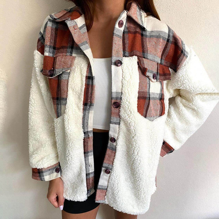 Plaid Print Jacket
