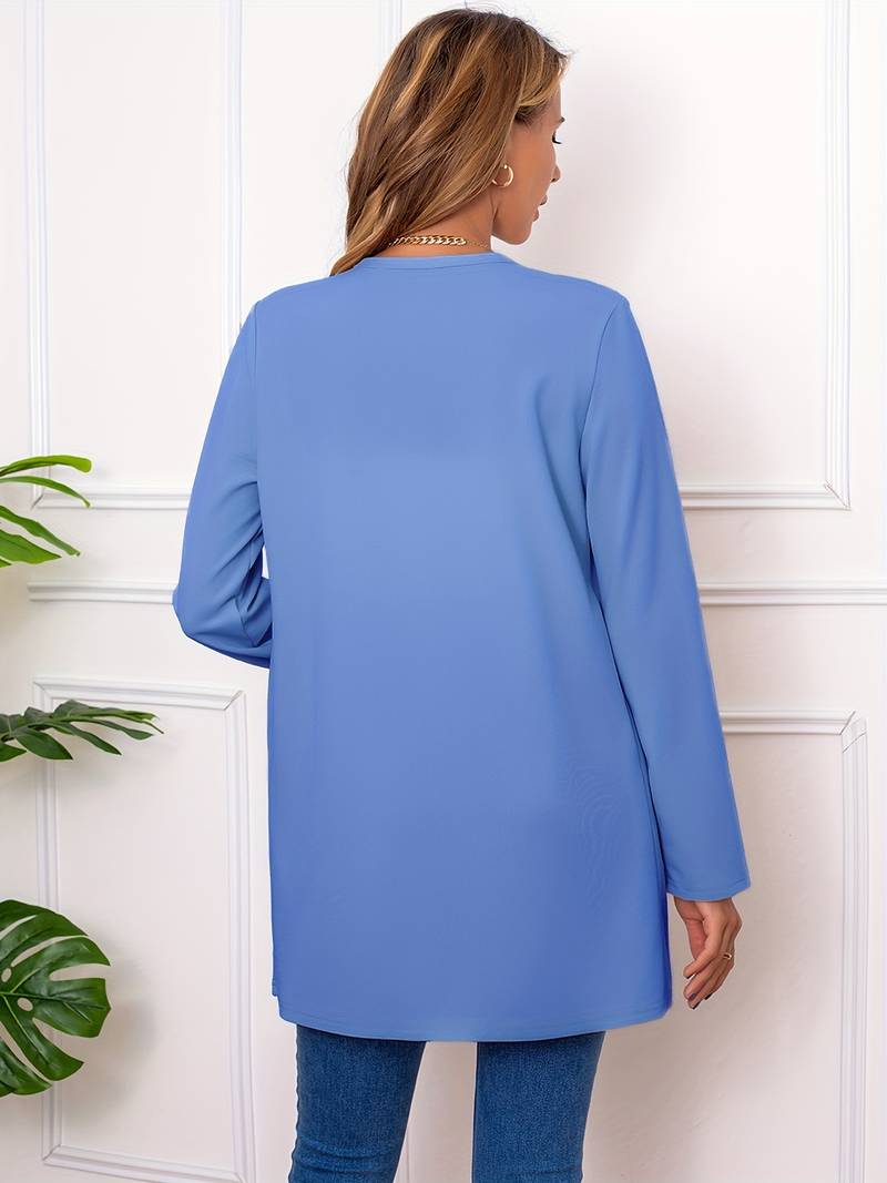 Women's casual open front blazer