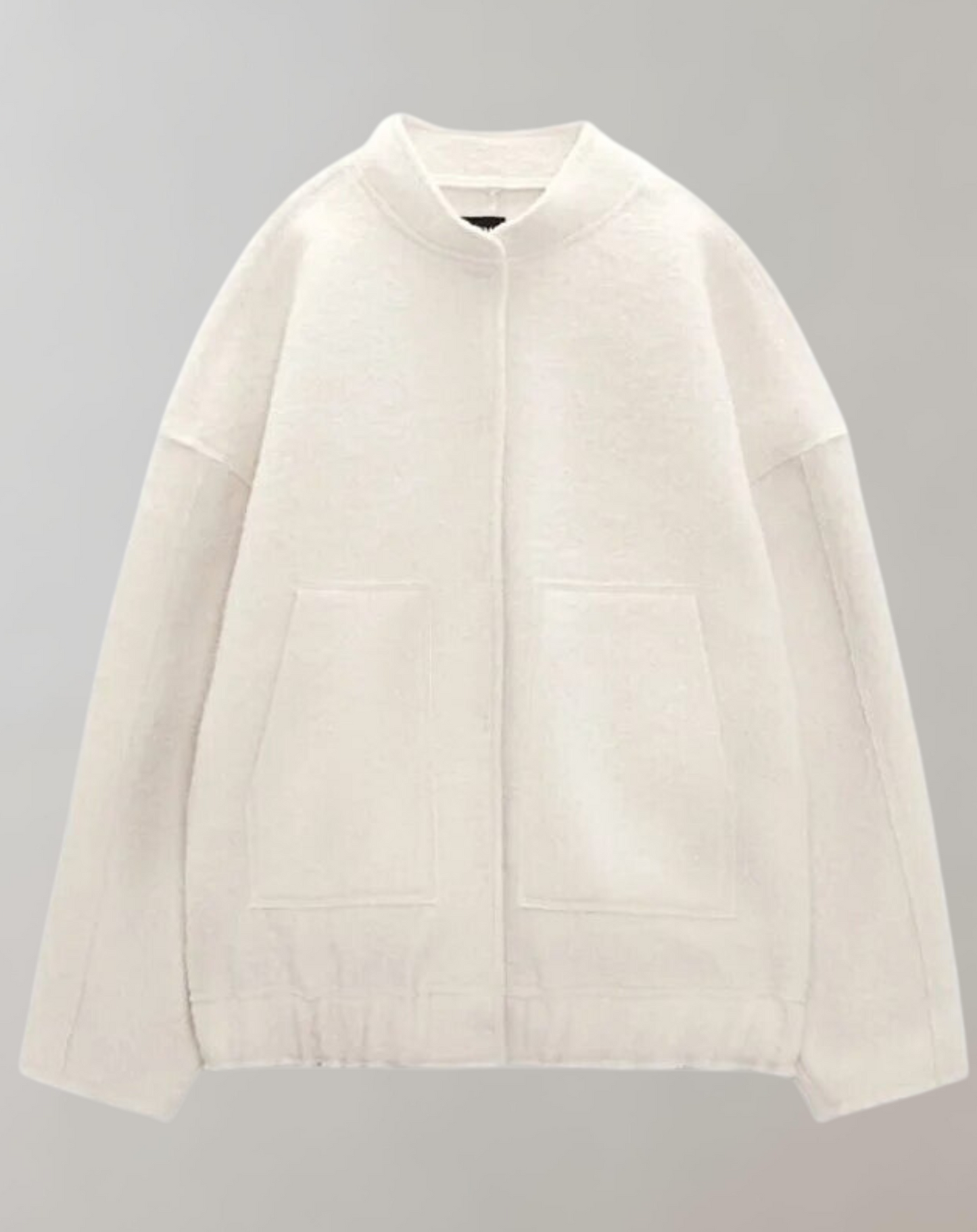 Women's oversized bomber jacket