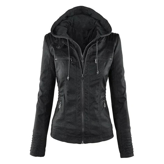 Women's leather jacket stylish
