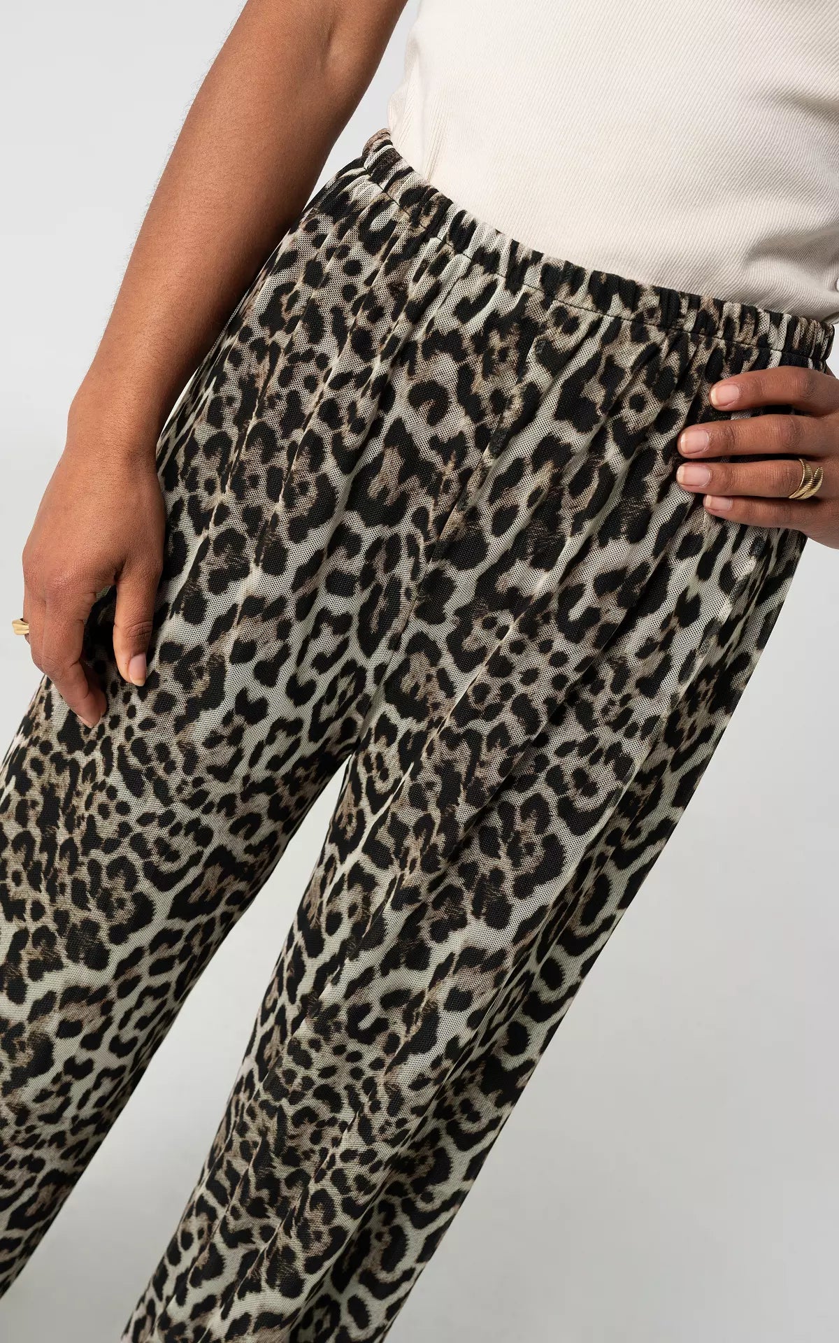 Leopard print pants for women