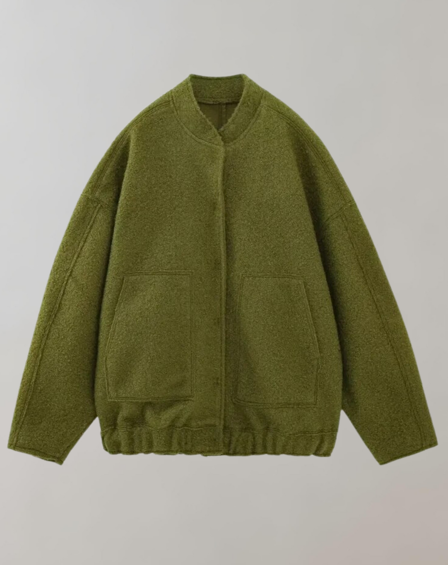 Women's oversized bomber jacket