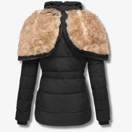 Women's warm jacket with hood