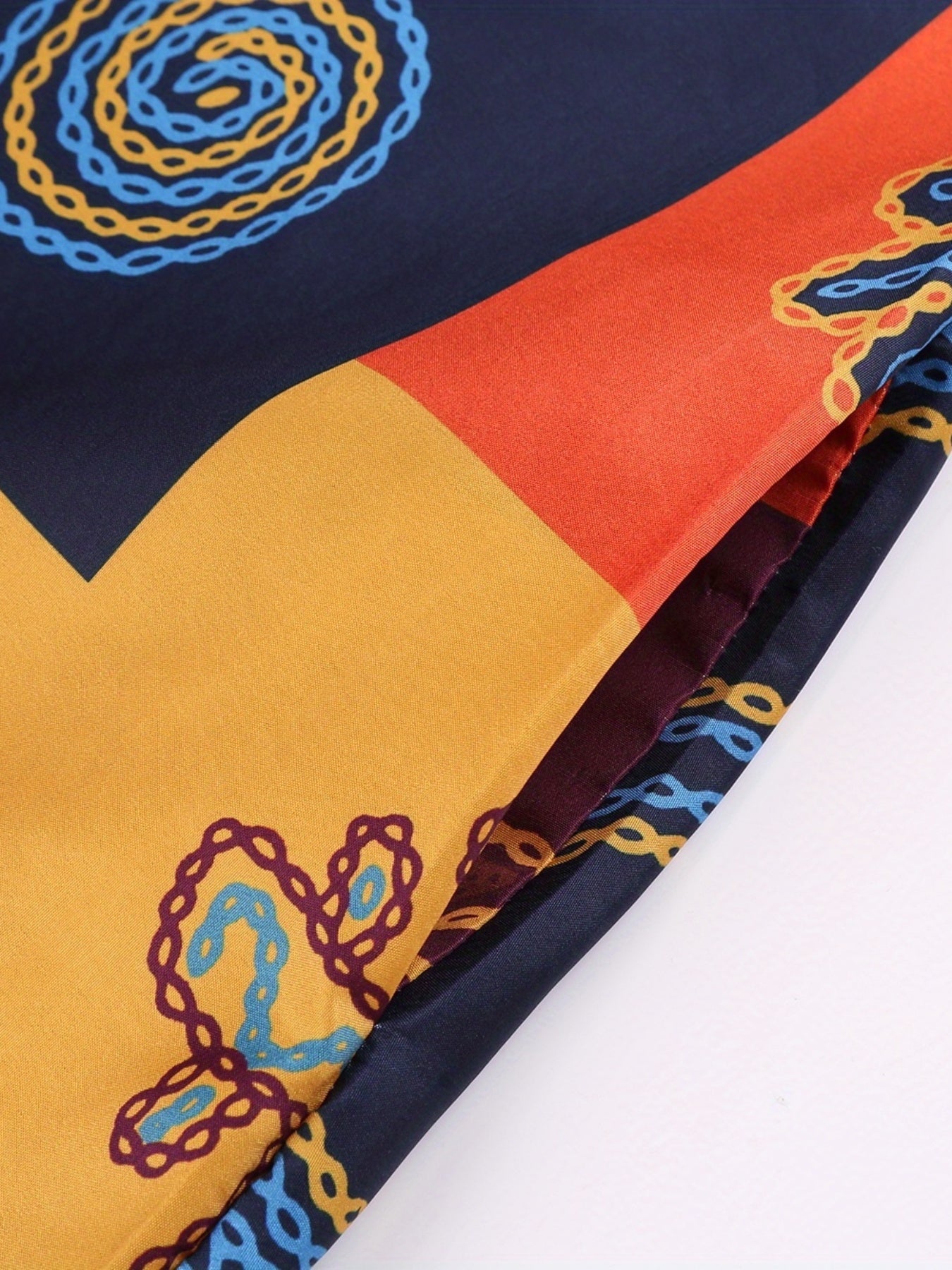 Sleeveless V-neck printed maxi dress for women