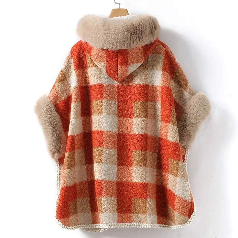 Women's faux fury winter loose jacket