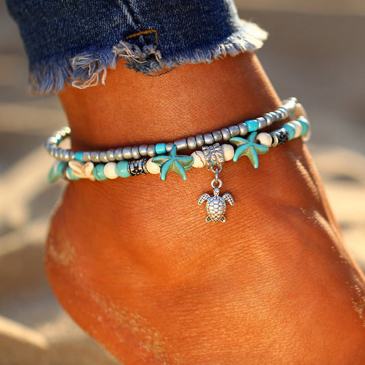 Seashell Accent Ocean Inspired Anklet