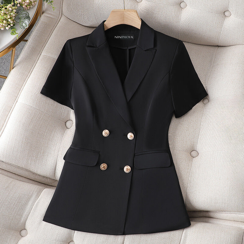 Women's summer short-sleeve suit jacket