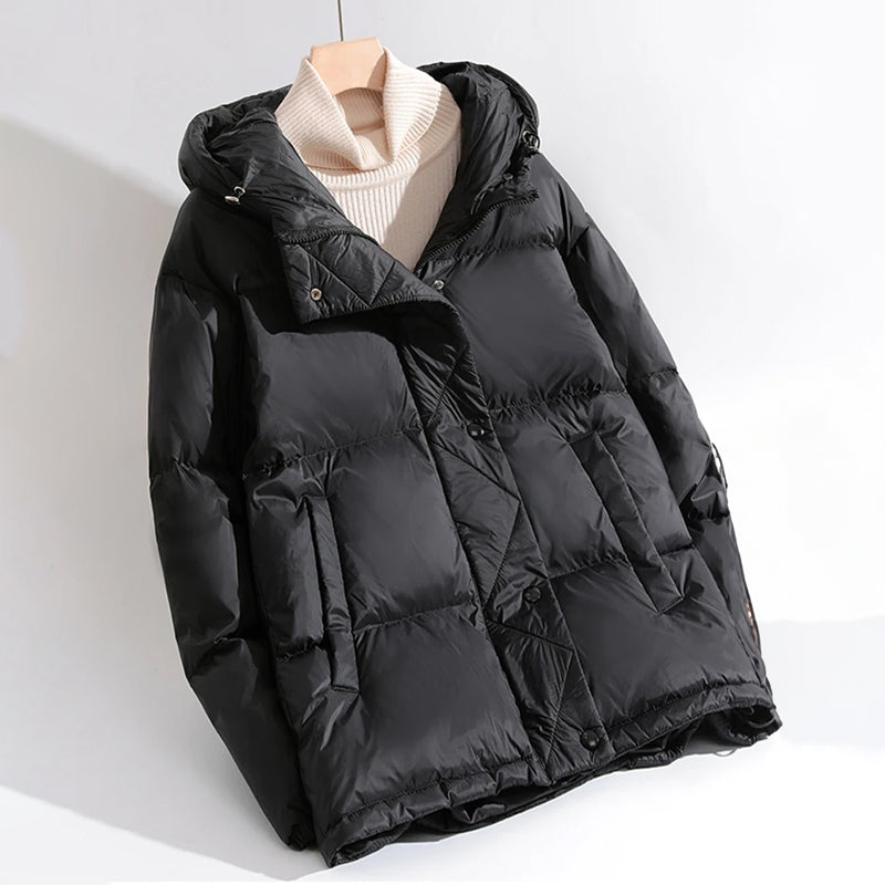 Women's quilted down jacket