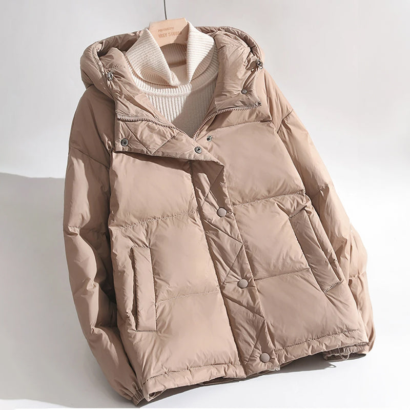 Women's quilted down jacket