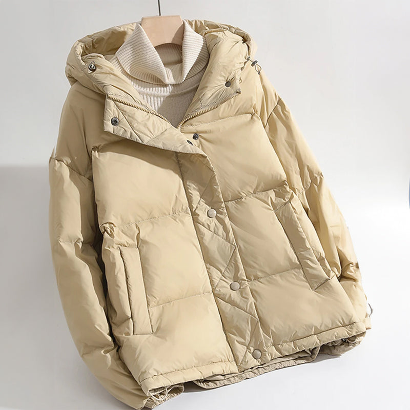 Women's quilted down jacket