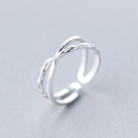 Adjustable Vintage Cross Ring