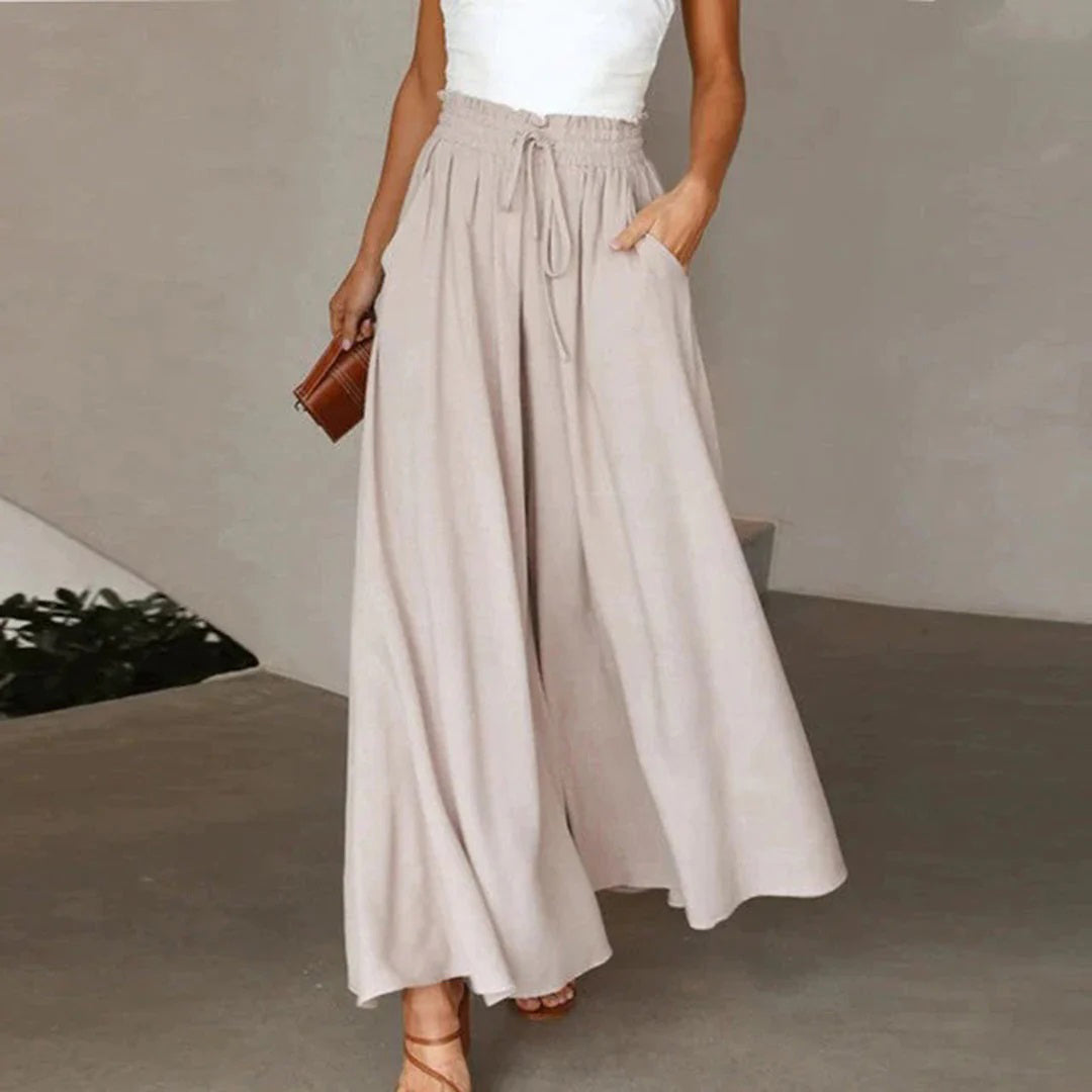 Loose wide-leg trousers for women