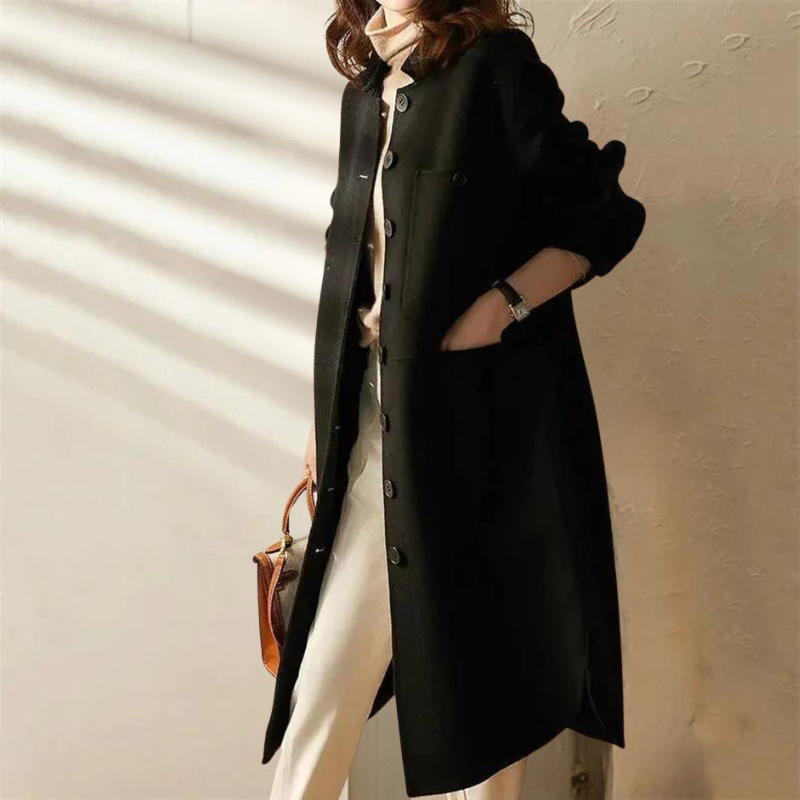 Felize - elegant button-down trenchcoat