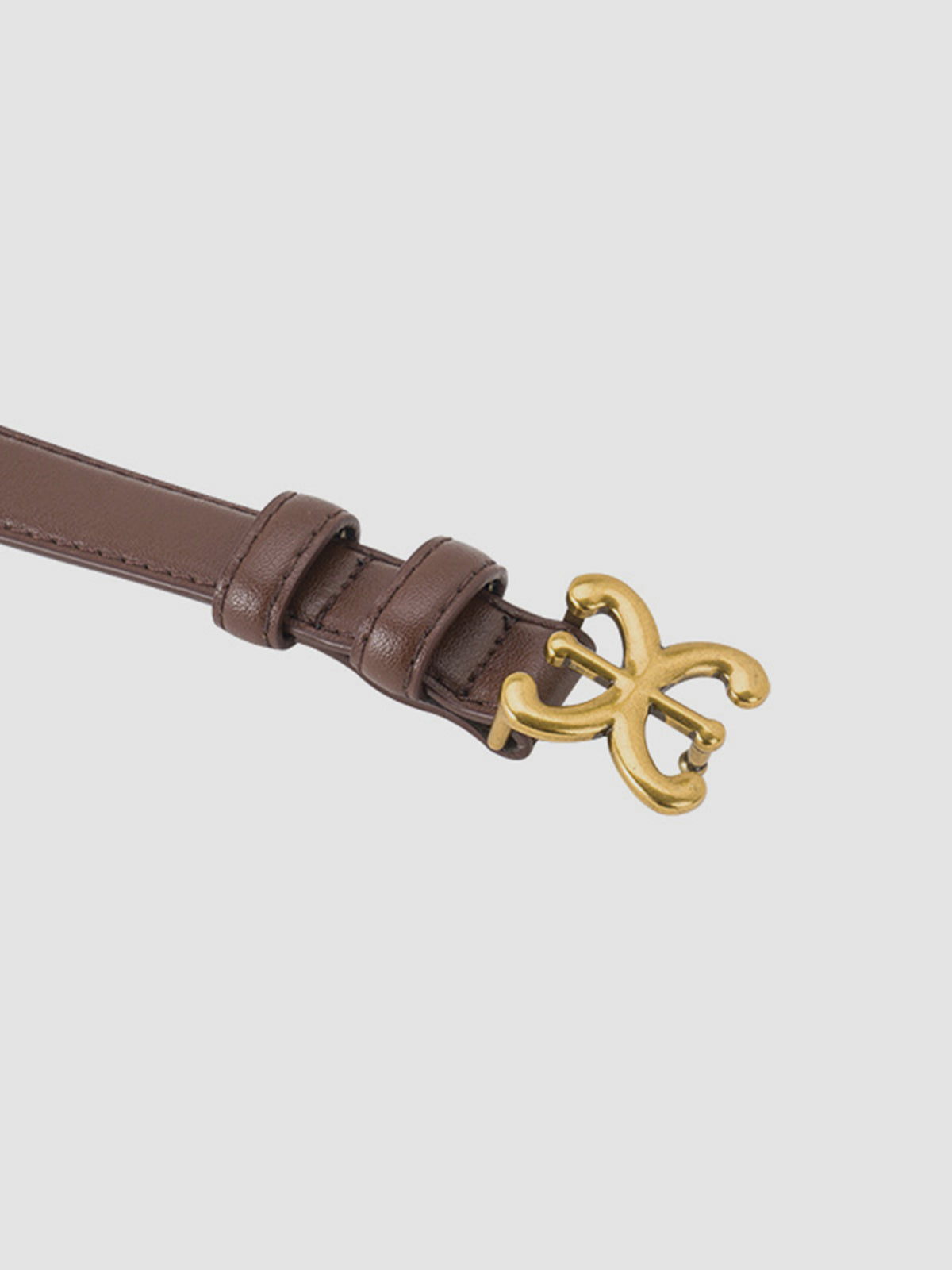 Pua - skinny leather dress belt