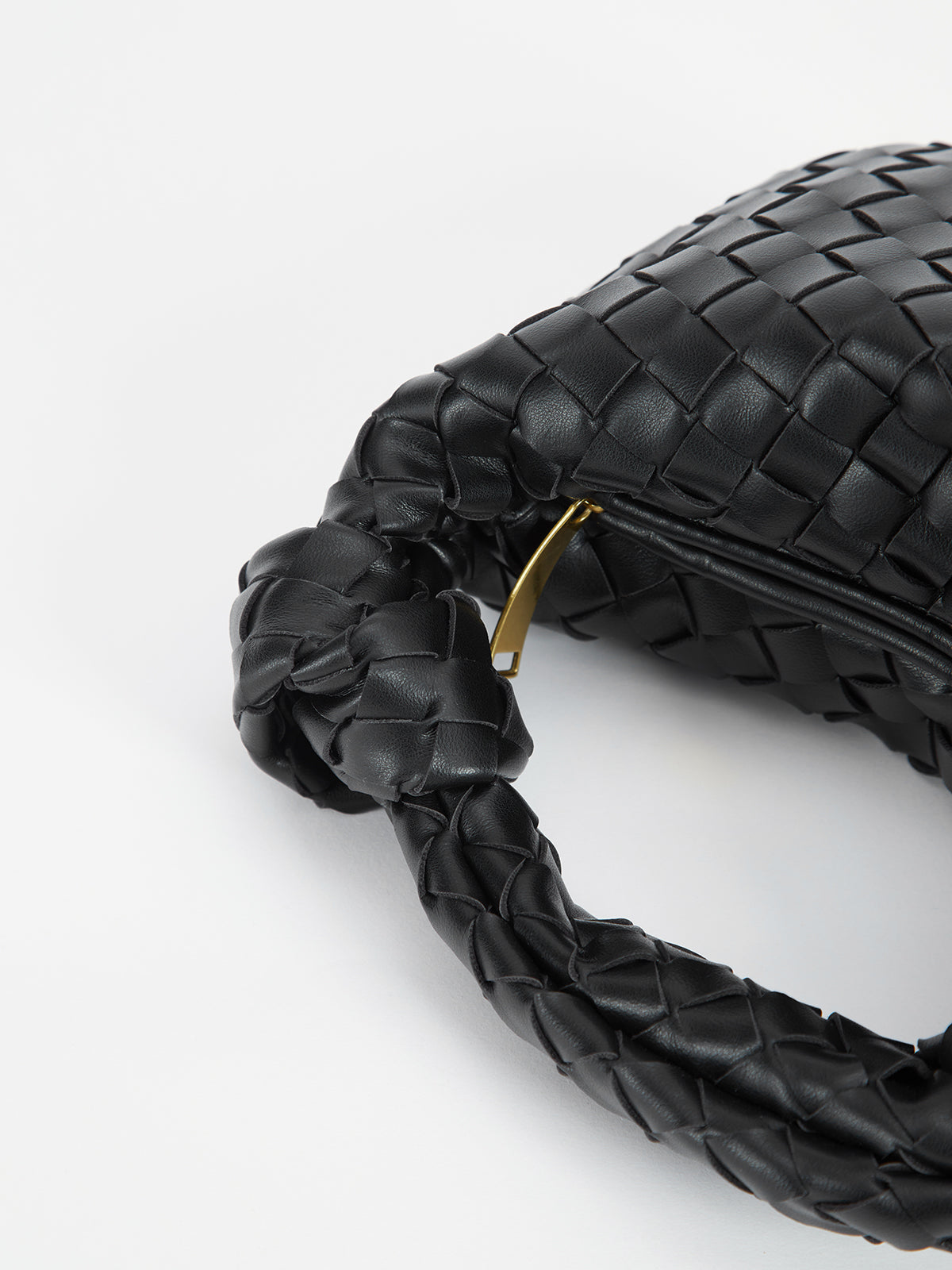 Woven Mini Tie Top Mini Bag