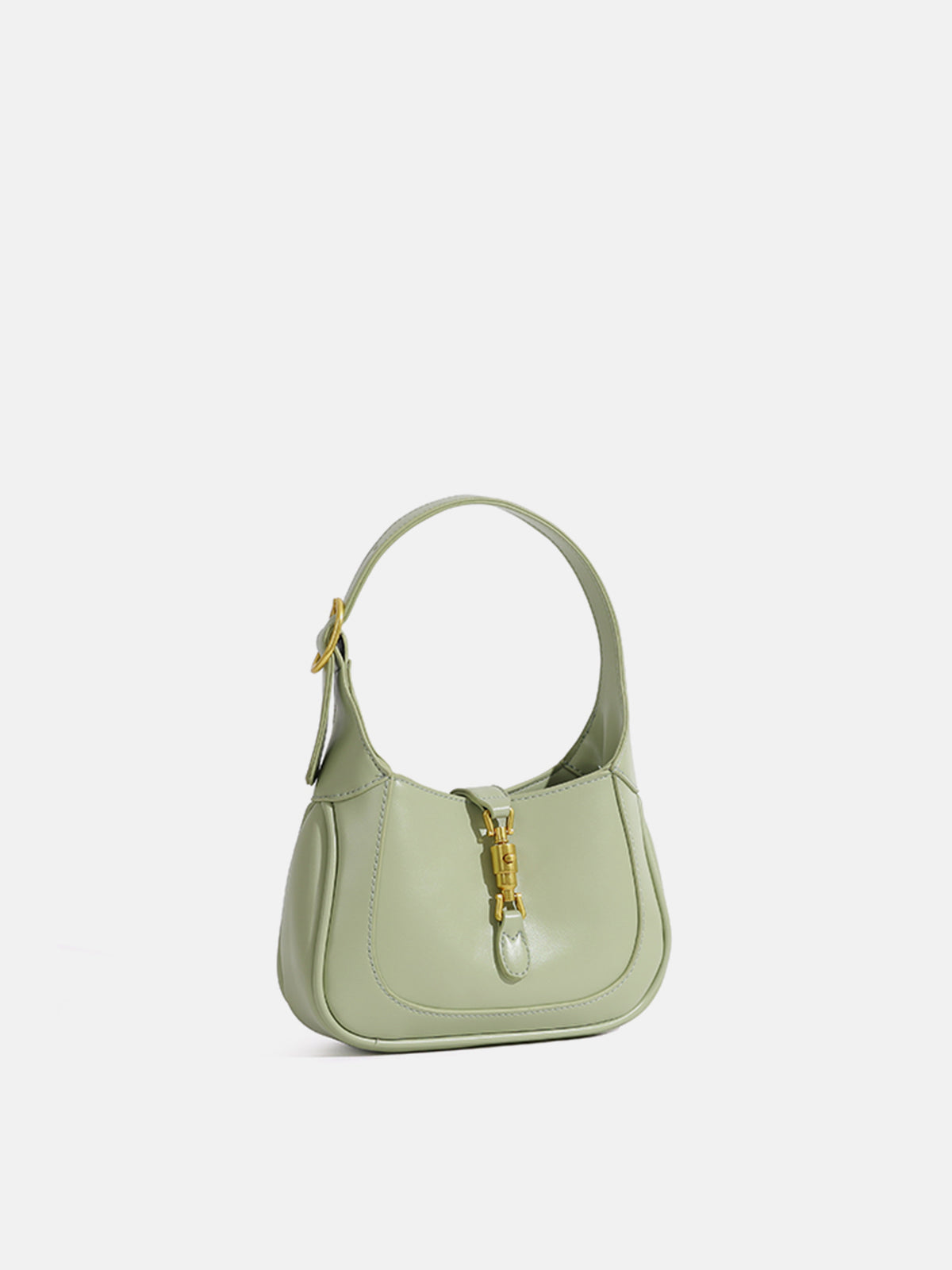Women's Leather Handbag - Medium Size - Elegant Hobo Style - Shoulder Carry