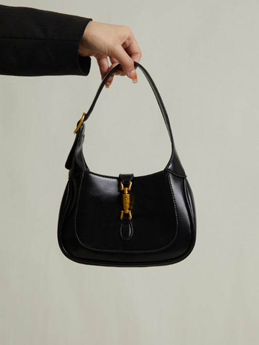 Elegant Leather Shoulder Carry Handbag