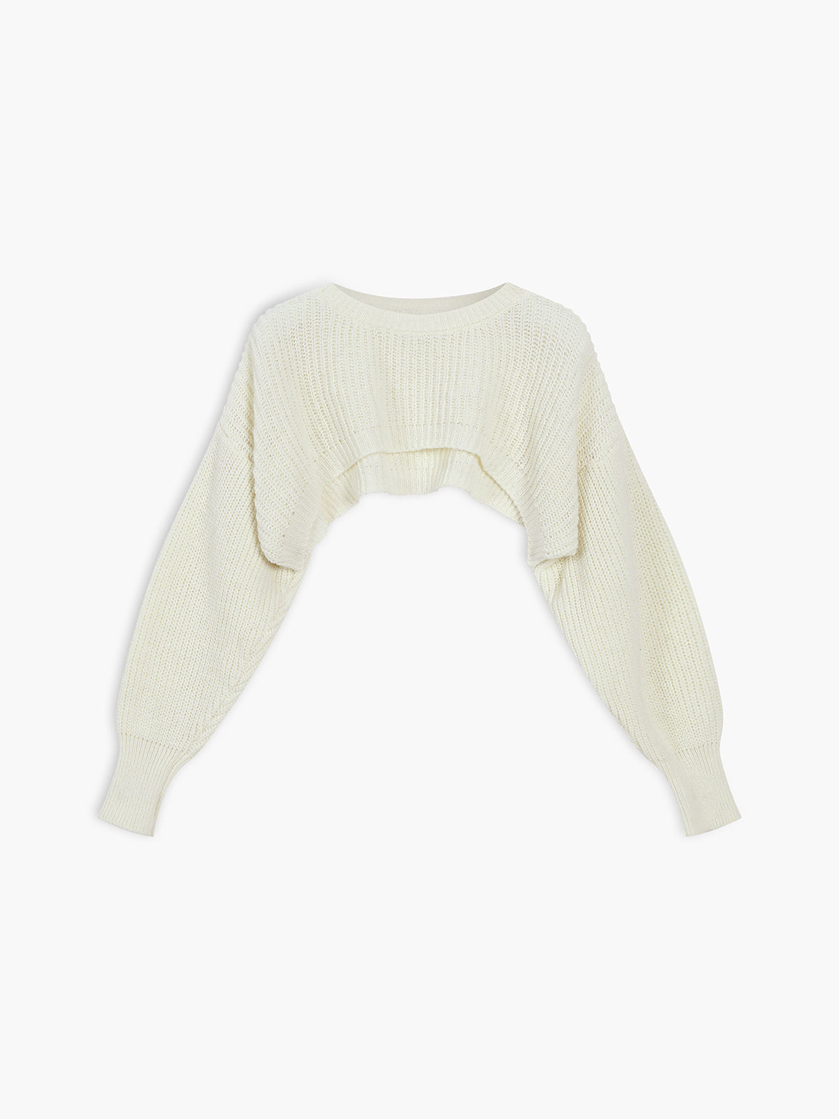 Women's utility 2-piece bolero sweater set
