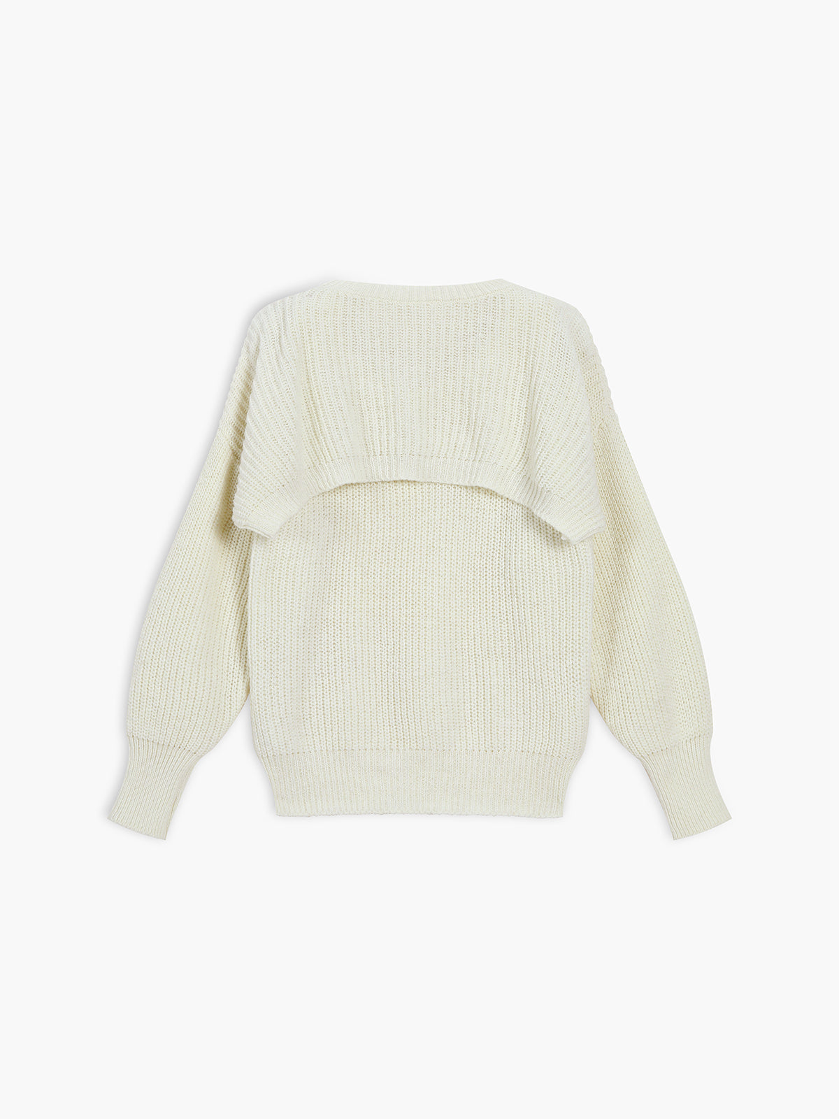 Women's utility 2-piece bolero sweater set