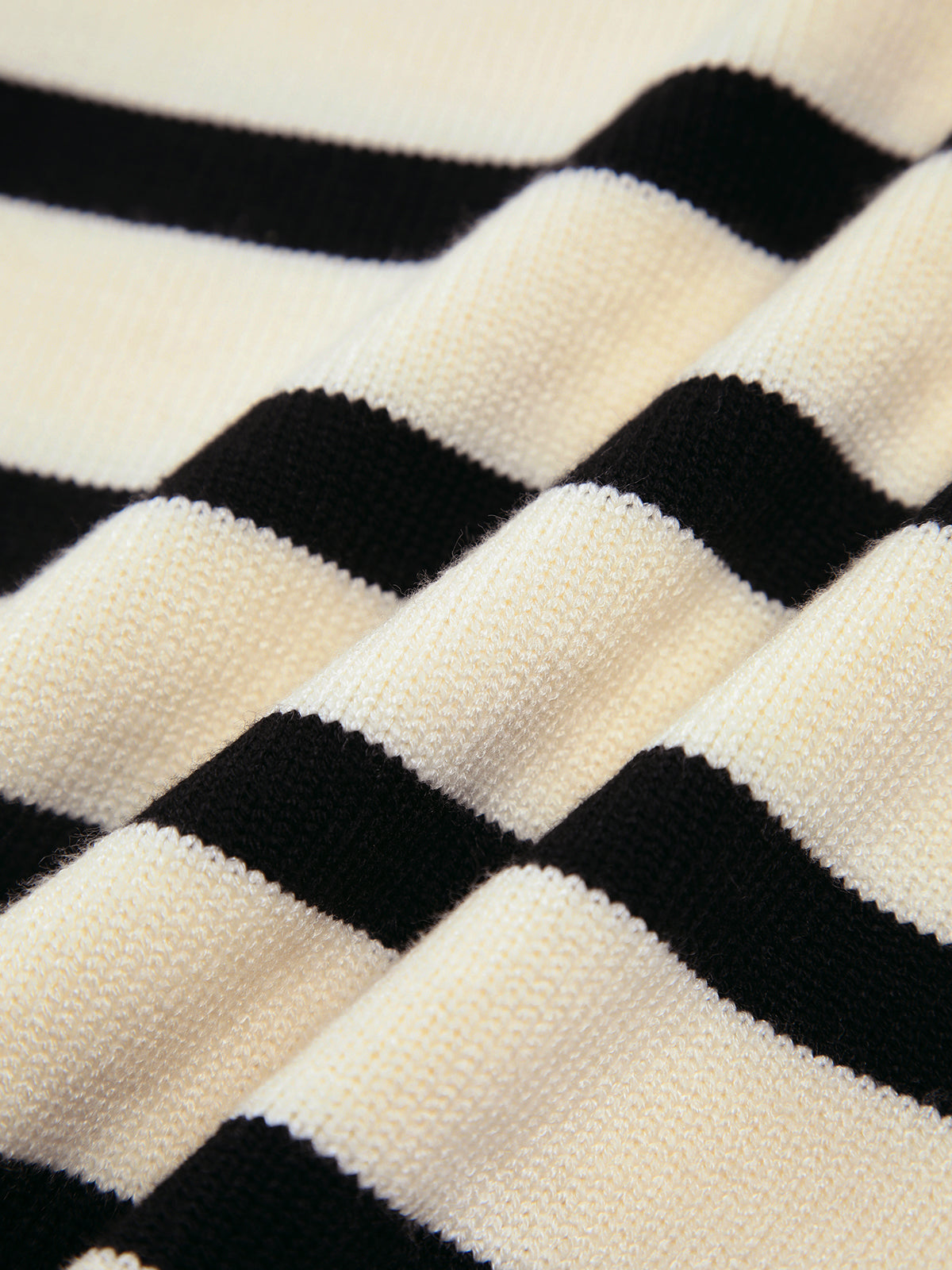 Women's comfy stripe collared sweater