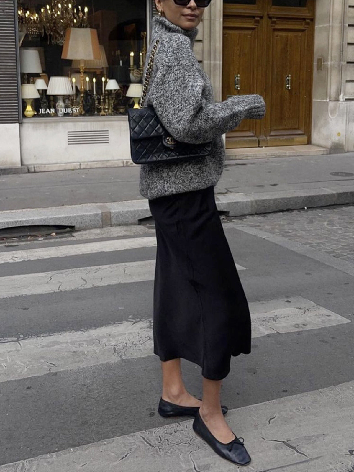 Women’s Turtleneck Sweater - Chunky Knit - Oversized Fit - Soft Wool Blend Warm Pullover