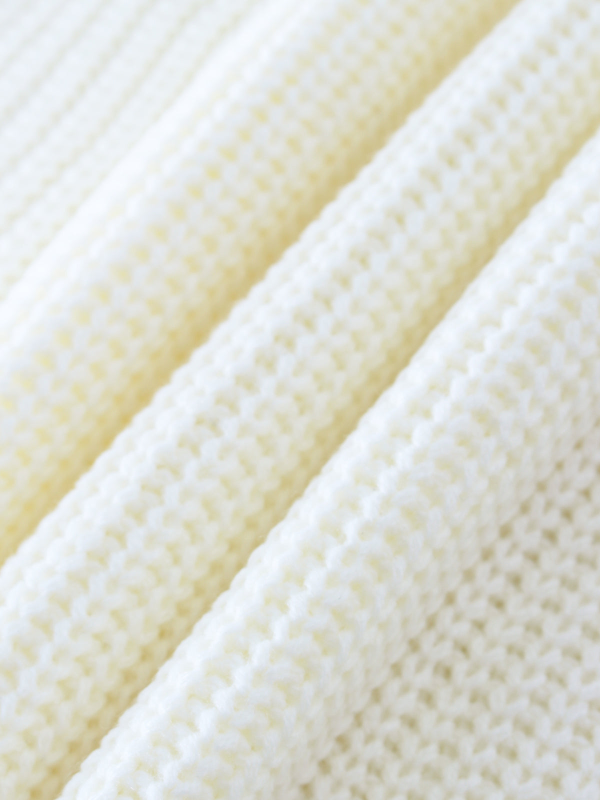 Ribbed Knit Relaxed Fit Crew Neck Sweater