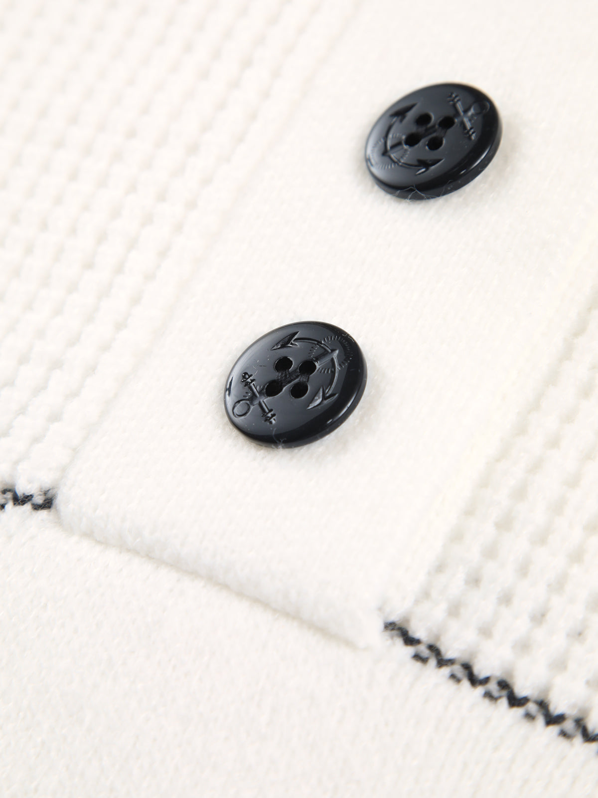 Women's open collar button up sweater