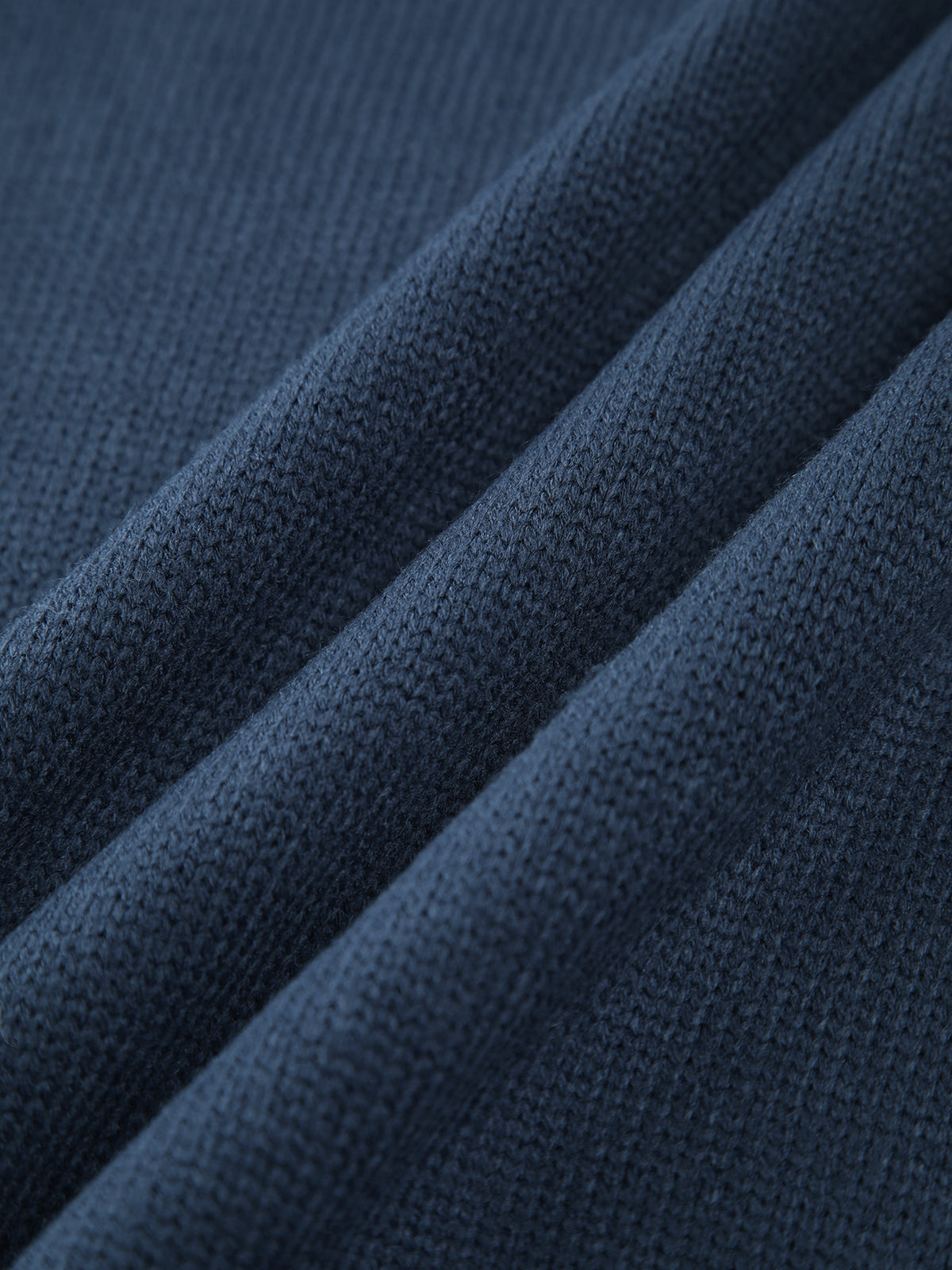 Solid high neck knit sweater for women