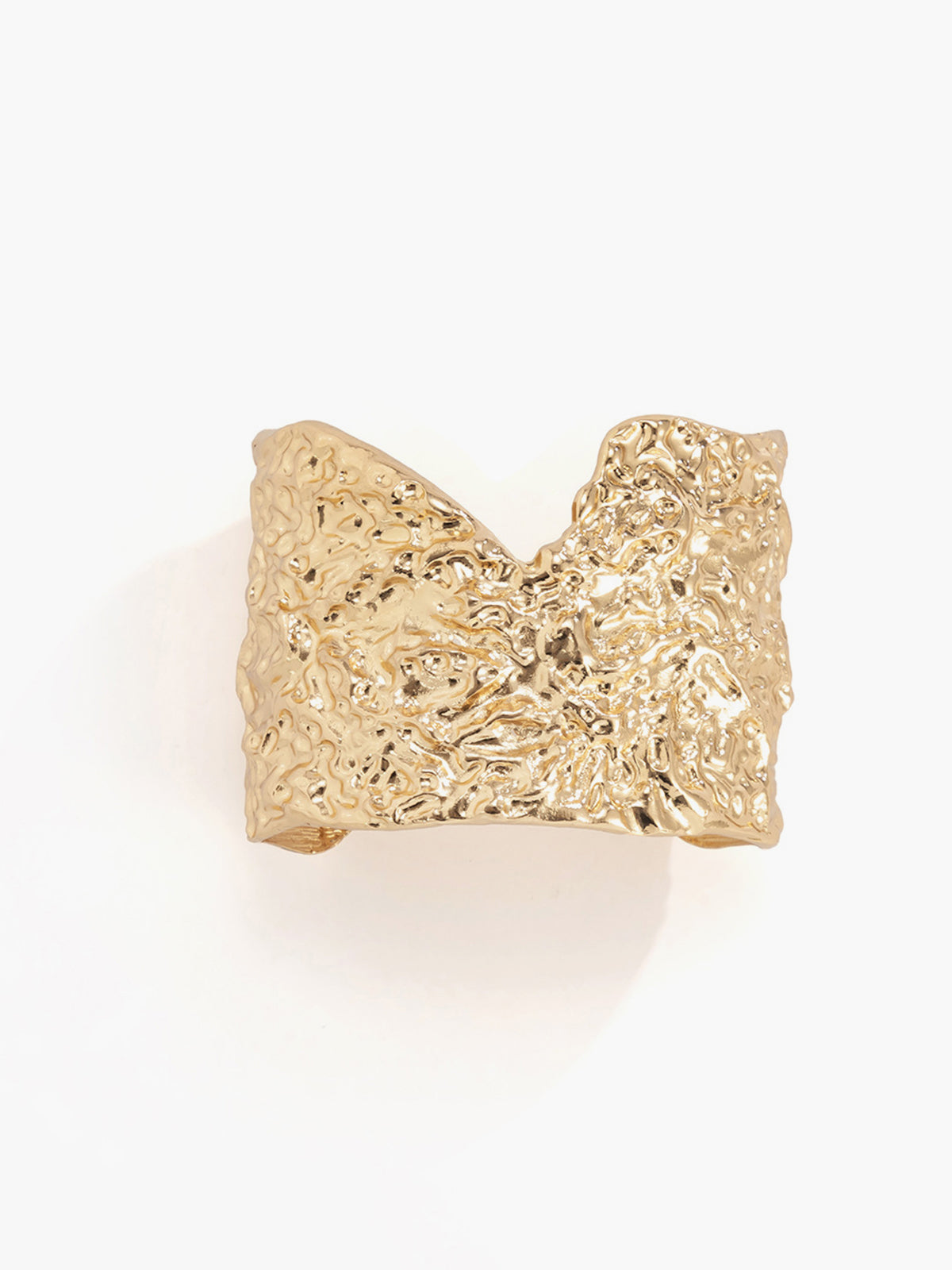 Textured Adjustable Cuff Bracelet Fashion Jewelry