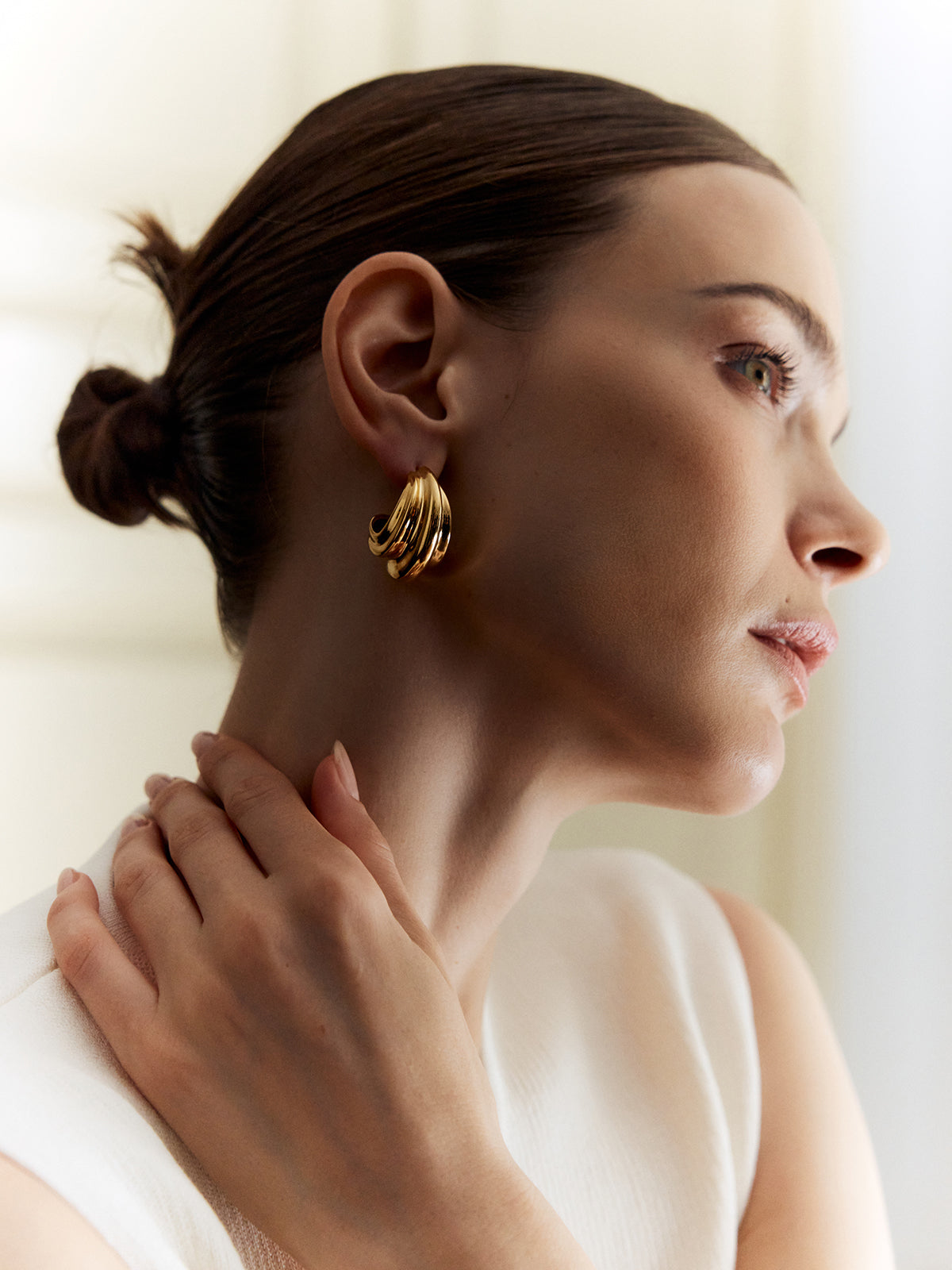 Elegant Snail Style Kina Earrings