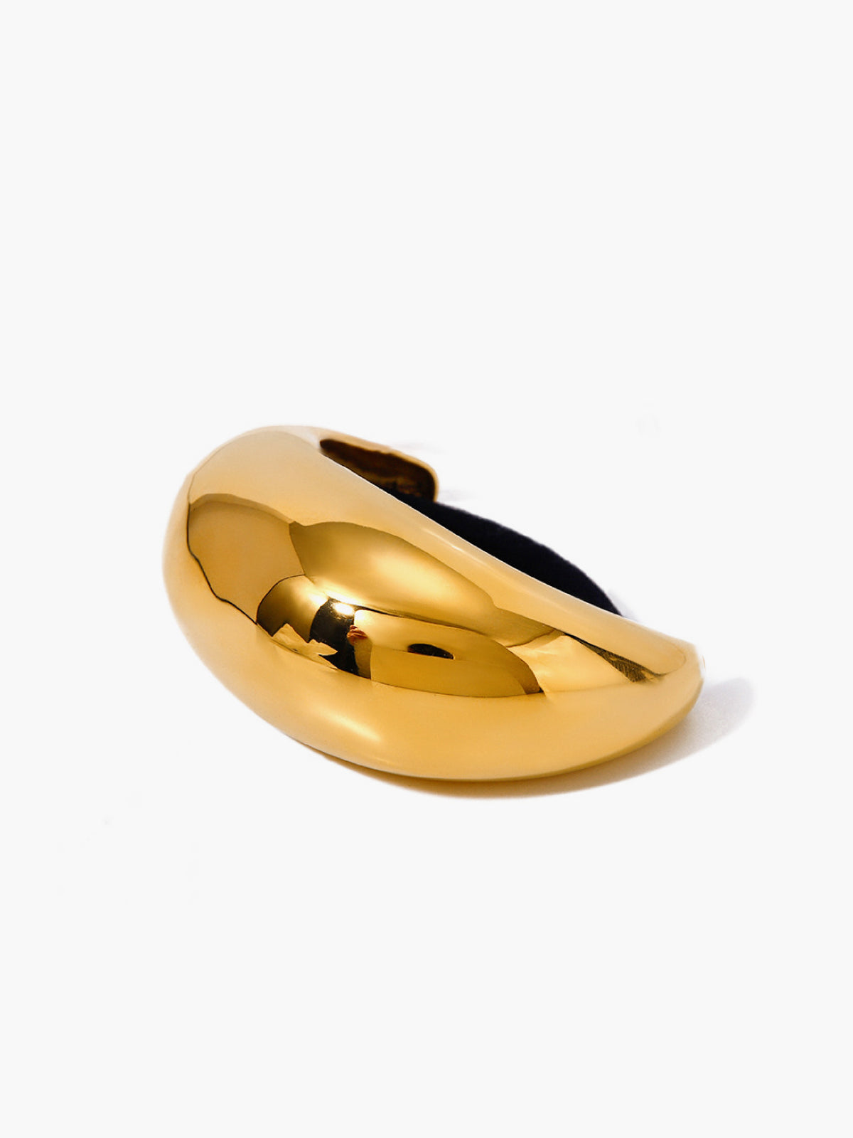 Golden Pony Cuff Hair Tie