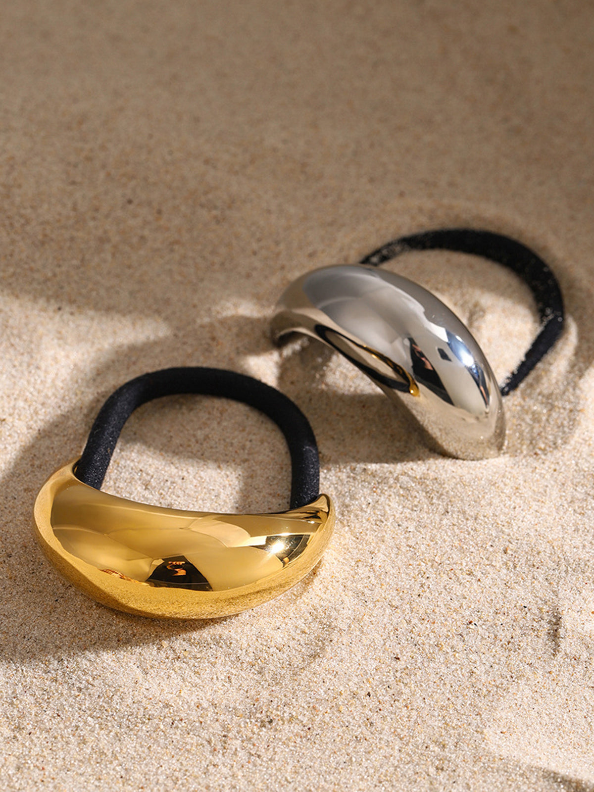 Golden Pony Cuff Hair Tie