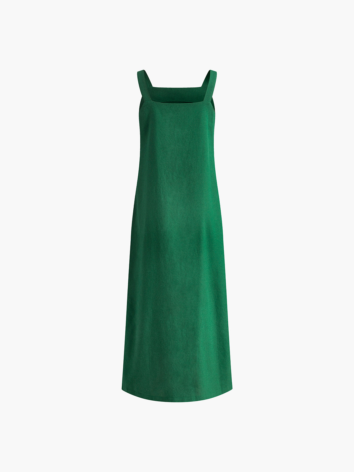 Solid Long Cami Dress with Breathable Lightweight Design