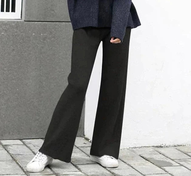 Winter fashion knitted pants