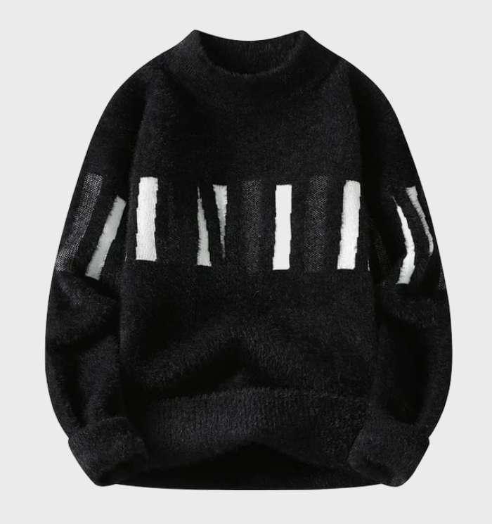 Mink Fleece Knitted Sweater Bottom