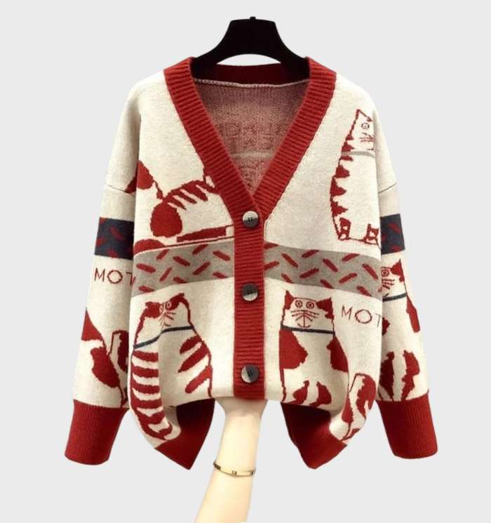 Women's fashionable trendy cardigan vest