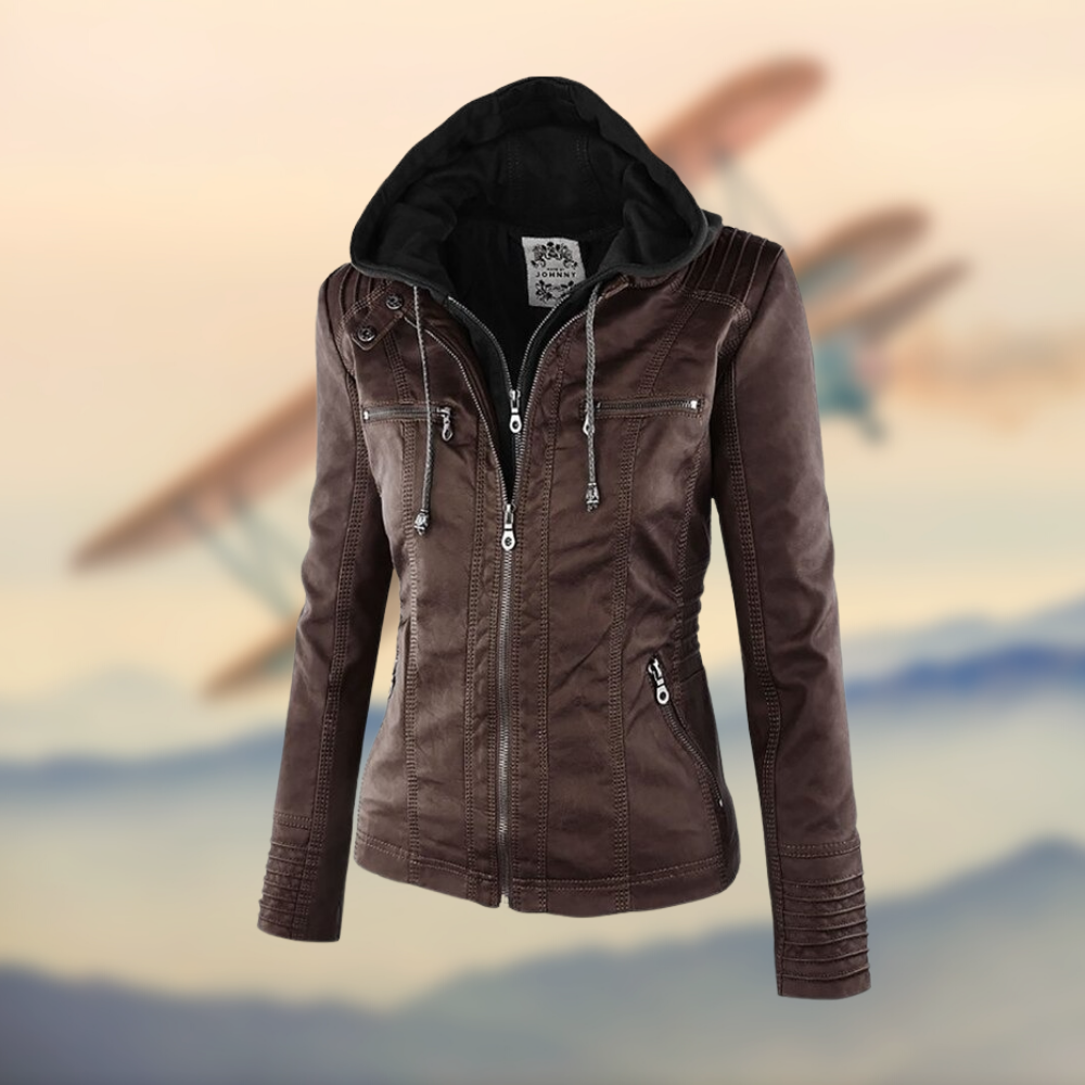 Women's stylish and high quality leather jacket