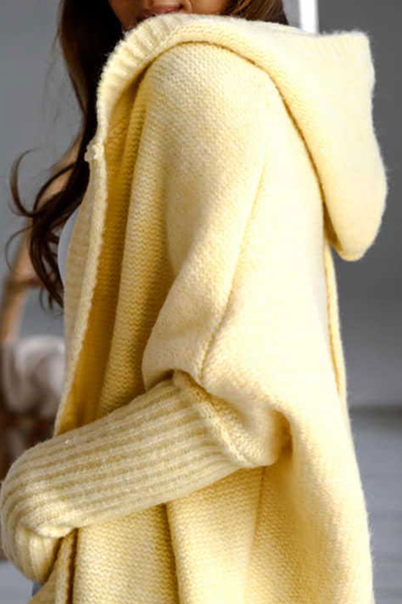 Women’s Oversized Cardigan - Chunky Knit - Long Sleeve - Relaxed Fit - Cozy Layering