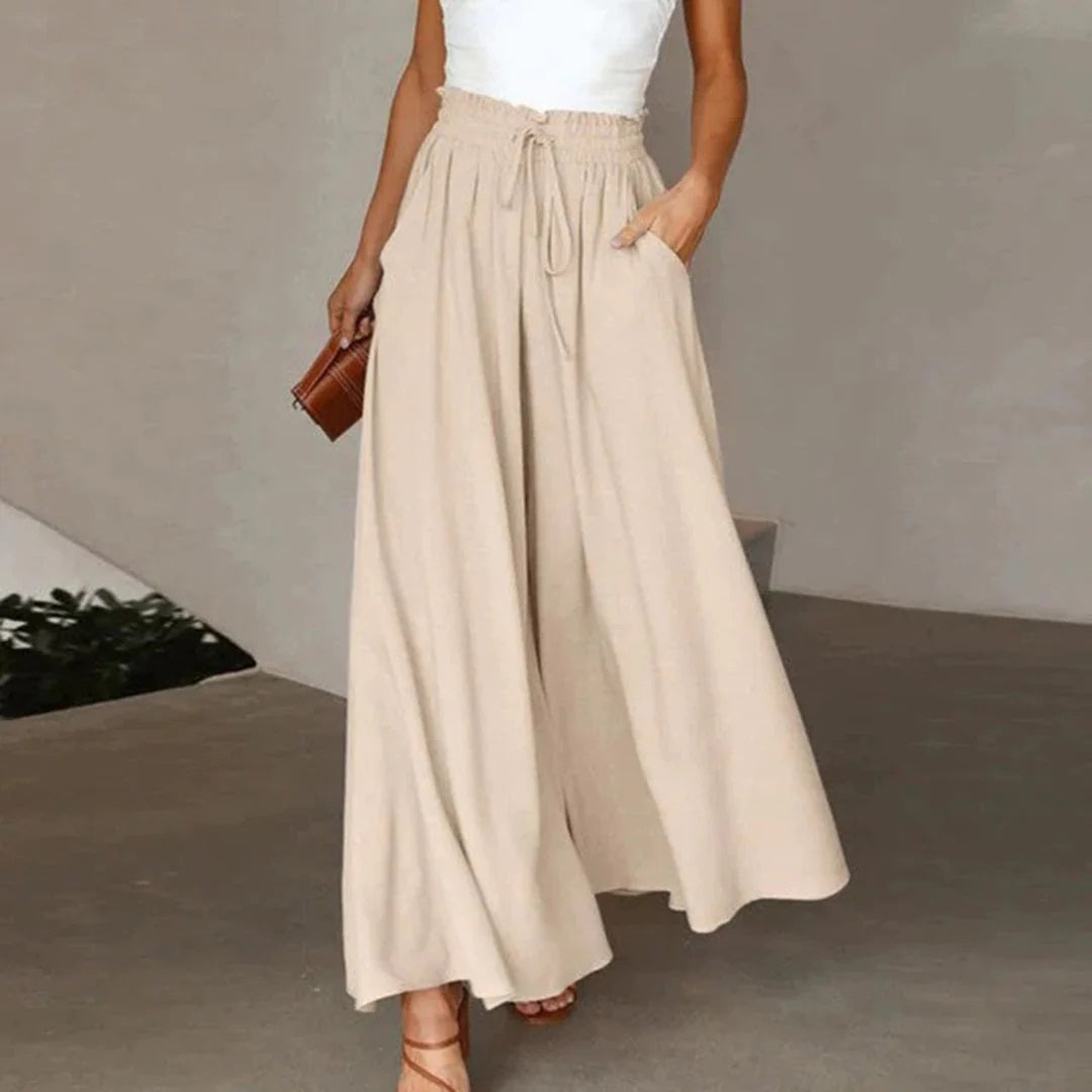Loose wide-leg trousers for women